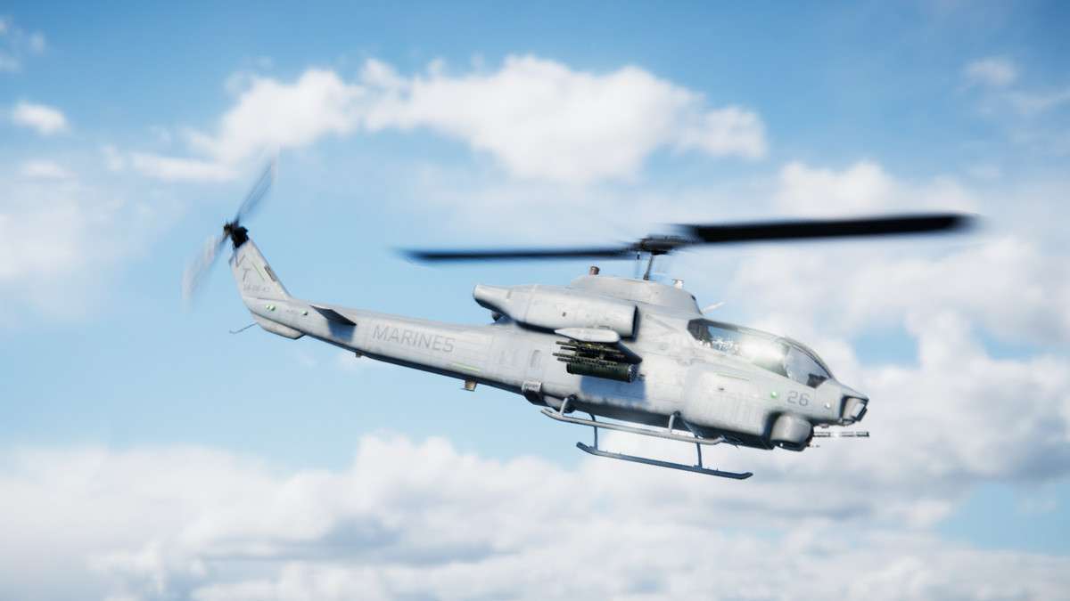 PBR Helicopter AH-1W SuperCobra Screenshot {loop_index}