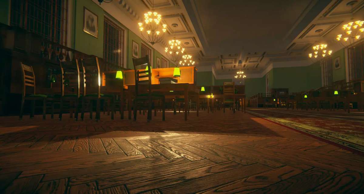 Library Reading Room (URP) Screenshot {loop_index}