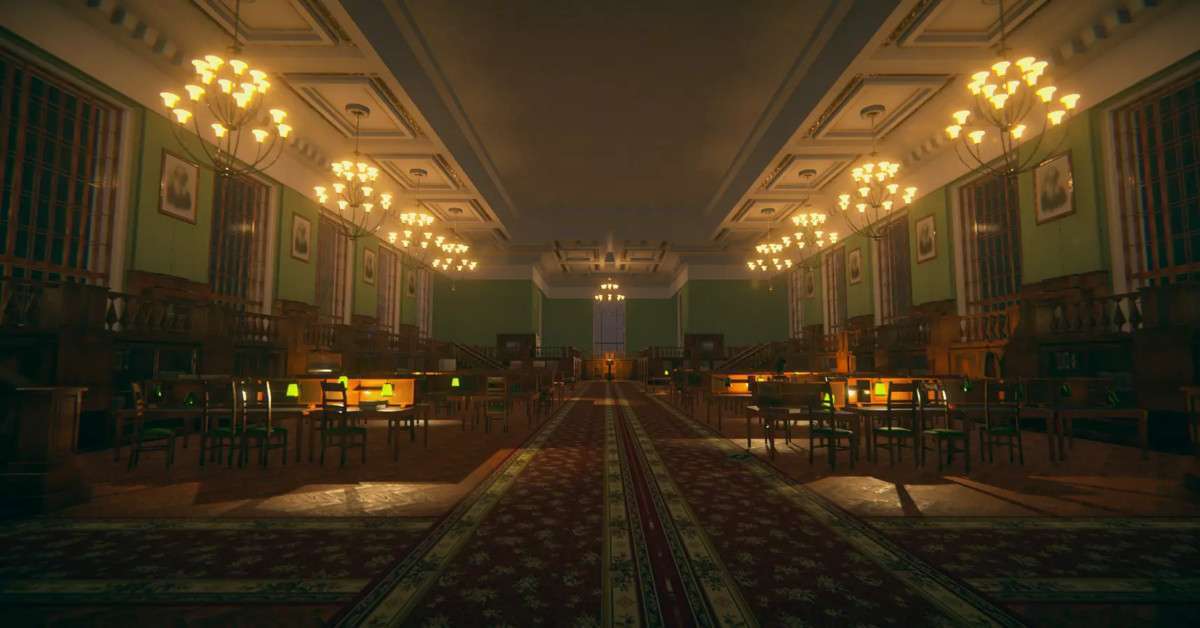 Library Reading Room (URP) Screenshot {loop_index}