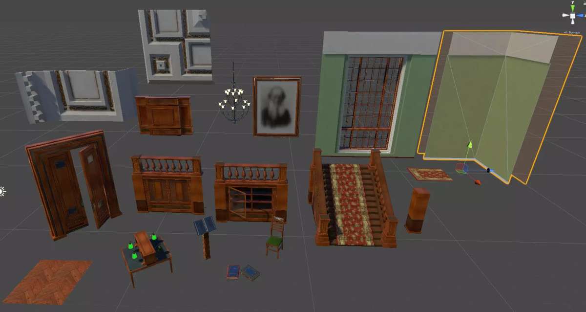 Library Reading Room (URP) Screenshot {loop_index}