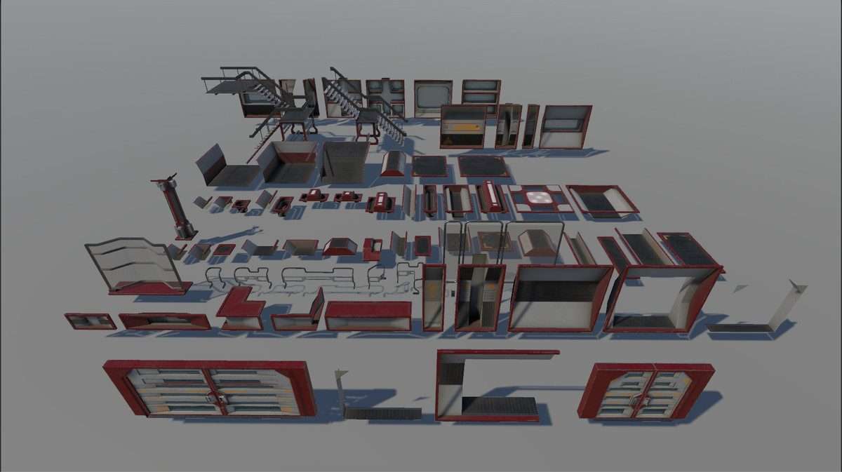 Modular sci-fi Environment D Screenshot {loop_index}