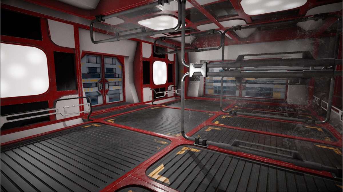 Modular sci-fi Environment D Screenshot {loop_index}