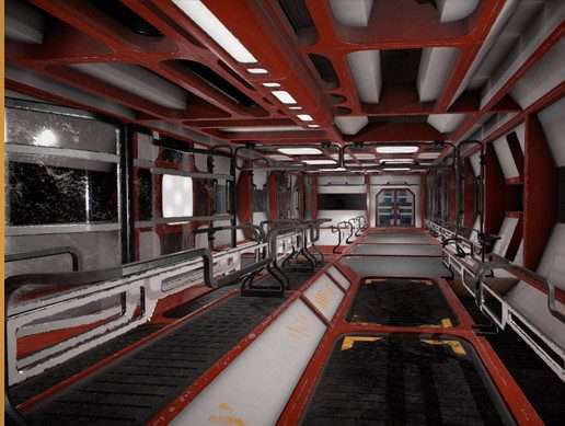 Modular sci-fi Environment D Free Download