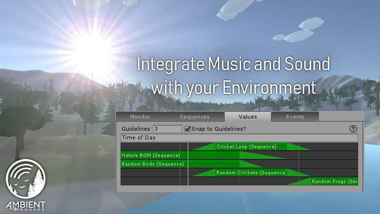 Ambient Sounds – Interactive Soundscapes for Unity 6 Screenshot {loop_index}