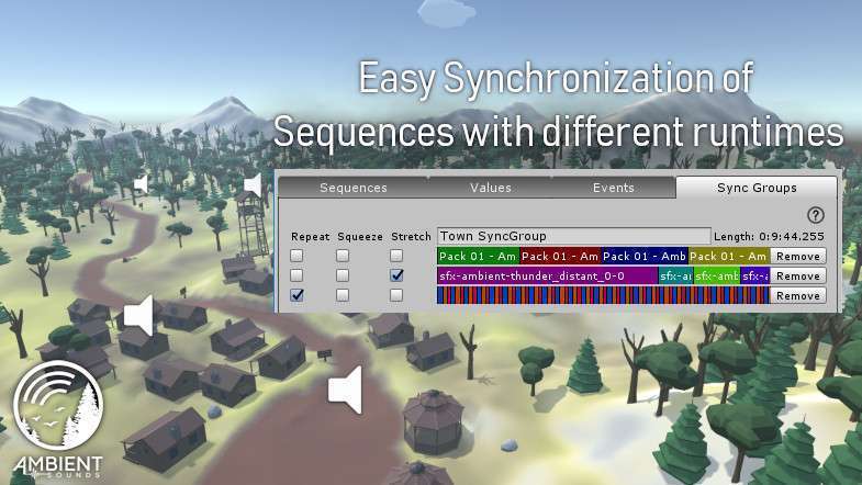 Ambient Sounds – Interactive Soundscapes for Unity 6 Screenshot {loop_index}