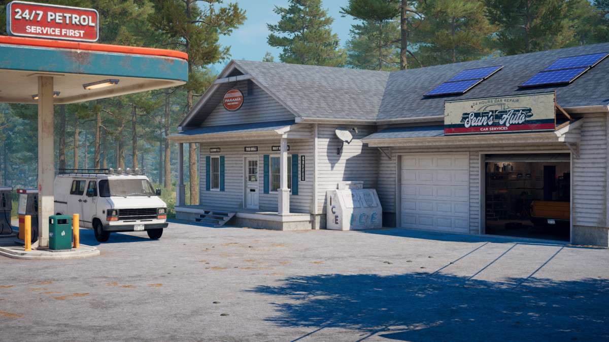 Rural Gas Station Screenshot {loop_index}