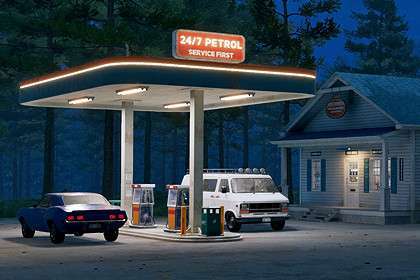 Rural Gas Station Free Download