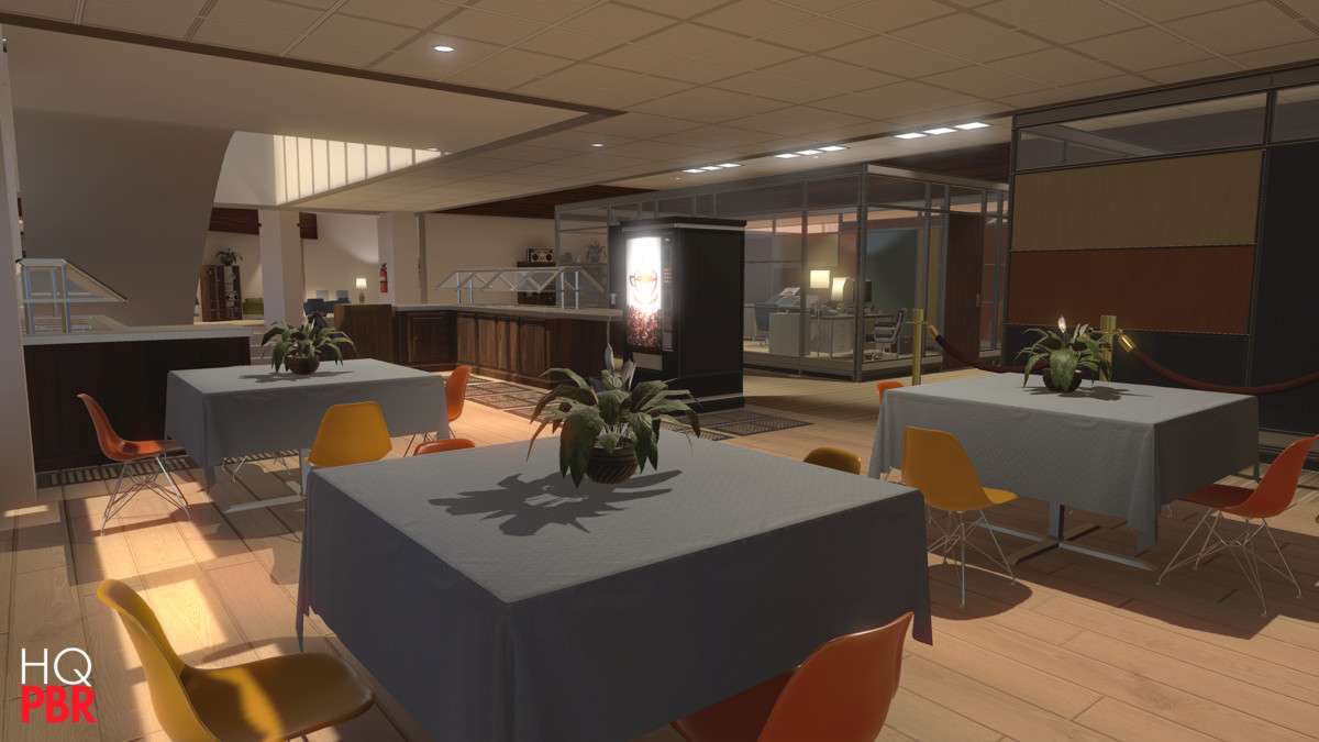 HQ PBR Retro Office Environment Screenshot {loop_index}