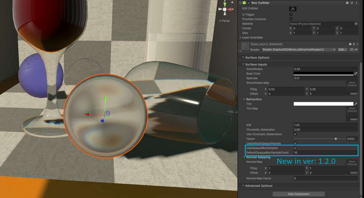 URP Refractive Shader Screenshot {loop_index}
