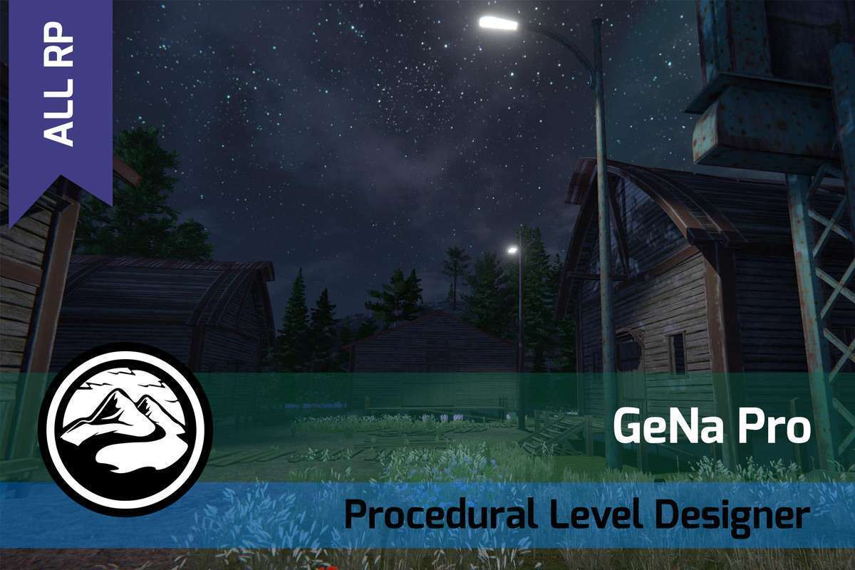 GeNa Pro – Level Designer, Villages, Roads & Rivers for Unity 6 Screenshot {loop_index}