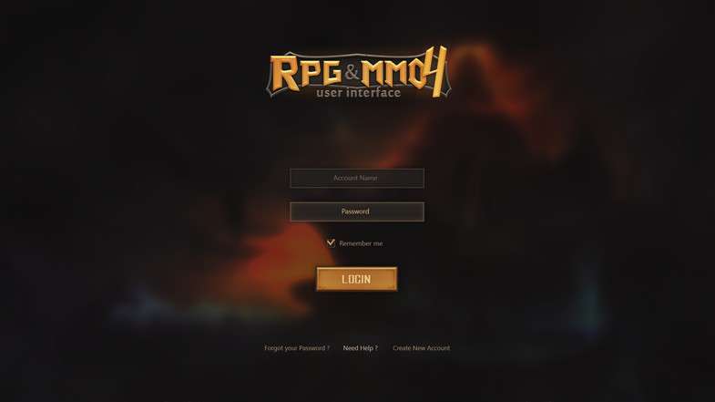 RPG & MMO UI 4 Screenshot {loop_index}