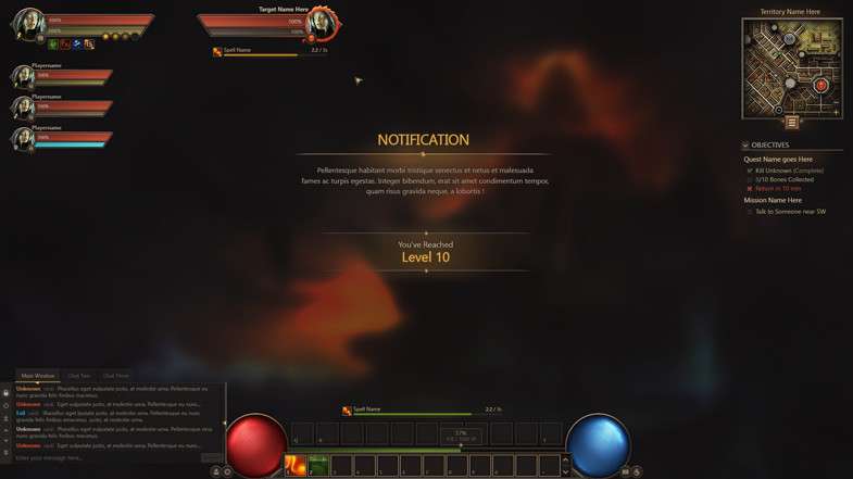 RPG & MMO UI 4 Screenshot {loop_index}