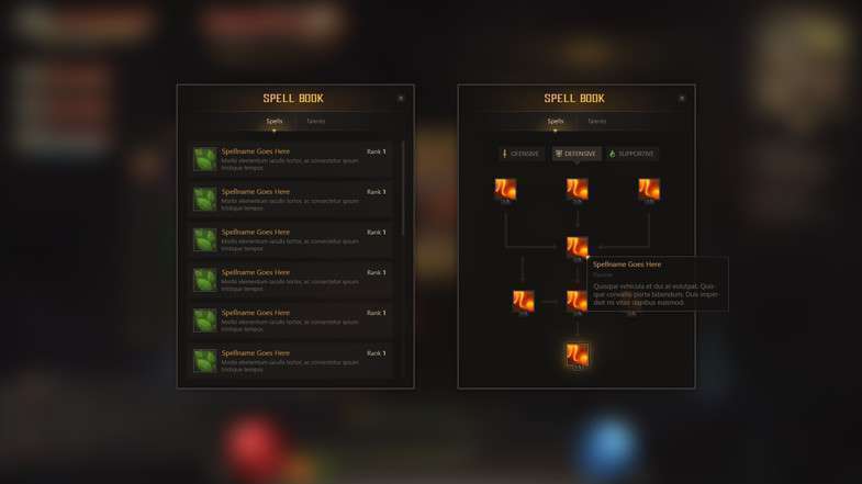 RPG & MMO UI 4 Screenshot {loop_index}