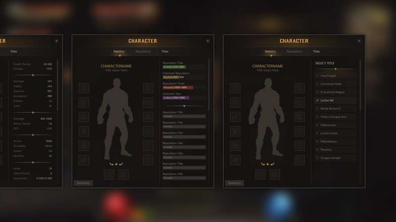 RPG & MMO UI 4 Screenshot {loop_index}