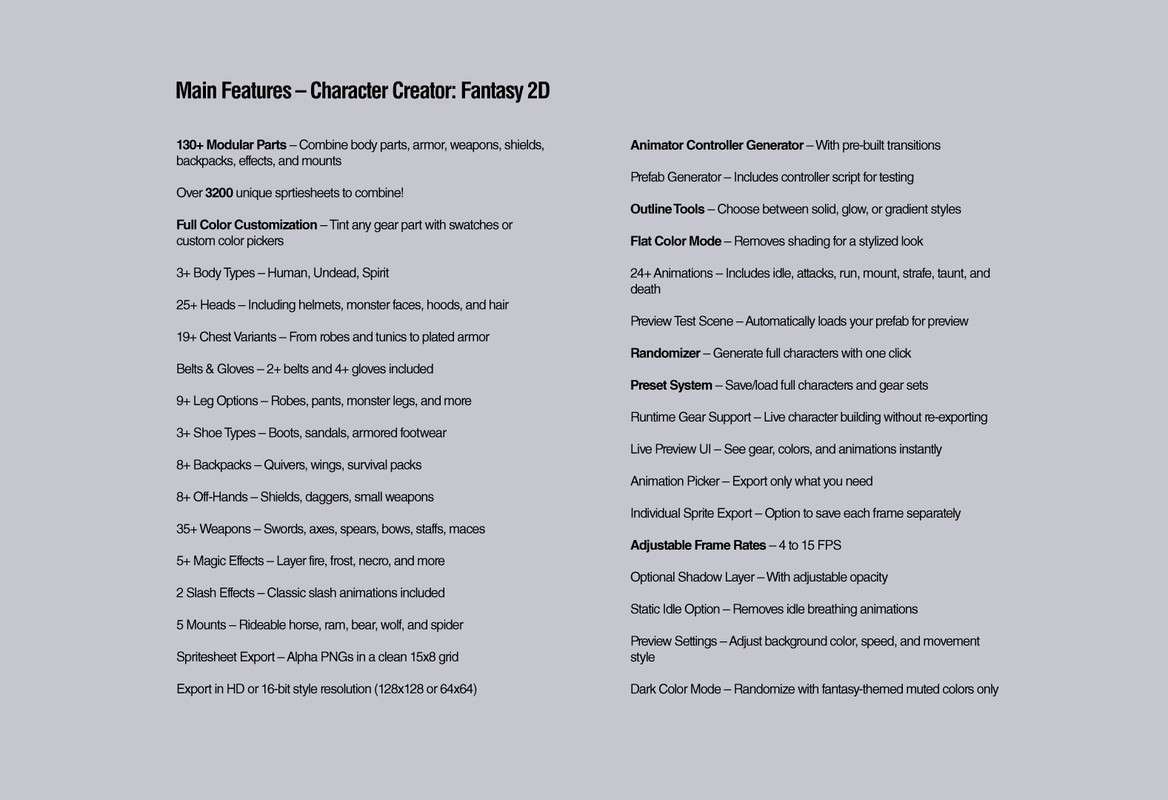 Character Creator – Fantasy Screenshot {loop_index}