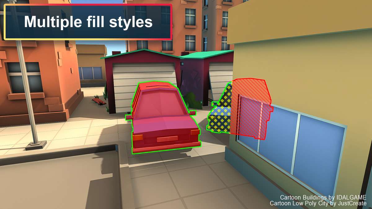 Easy Performant Outline 2D | 3D (URP / HDRP) Screenshot {loop_index}