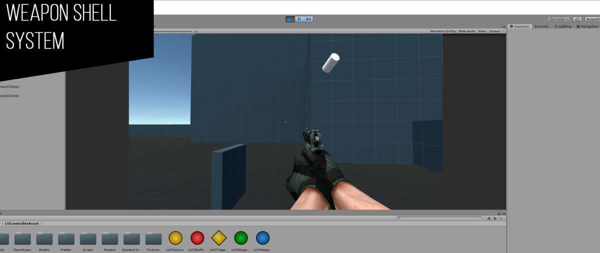 LUController, a new tool for easy creation of a full-fledged FPS shooter Screenshot {loop_index}