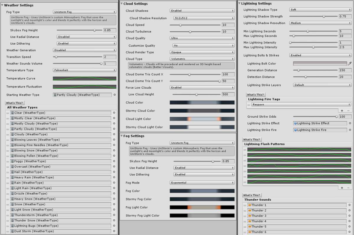 UniStorm – Volumetric Clouds, Sky, Modular Weather, and Cloud Shadows Screenshot {loop_index}