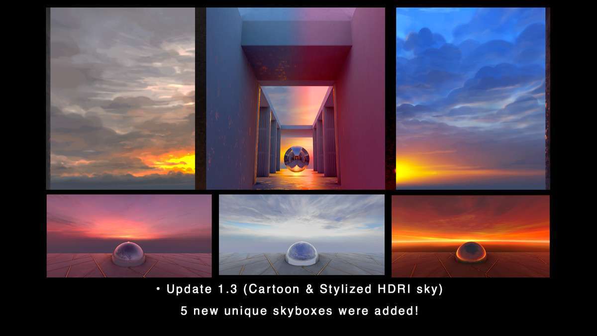 Cartoon & Stylized HDRI sky Pack 01 Screenshot {loop_index}
