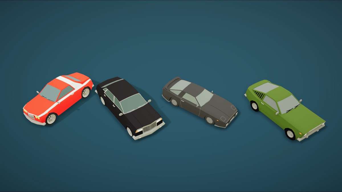 Cartoon Vehicles Full Pack – Low Poly Cars (80 Cars) Screenshot {loop_index}