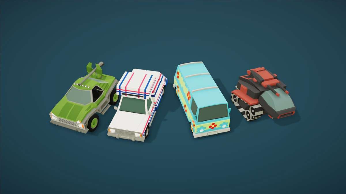 Cartoon Vehicles Full Pack – Low Poly Cars (80 Cars) Screenshot {loop_index}