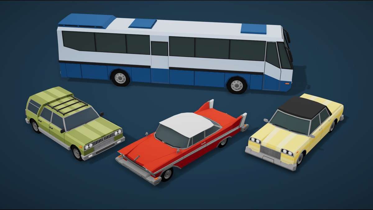 Cartoon Vehicles Full Pack – Low Poly Cars (80 Cars) Screenshot {loop_index}
