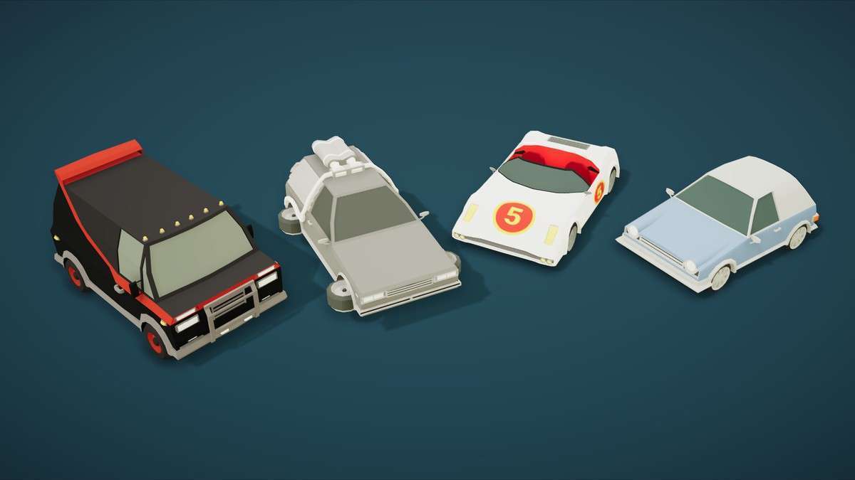 Cartoon Vehicles Full Pack – Low Poly Cars (80 Cars) Screenshot {loop_index}