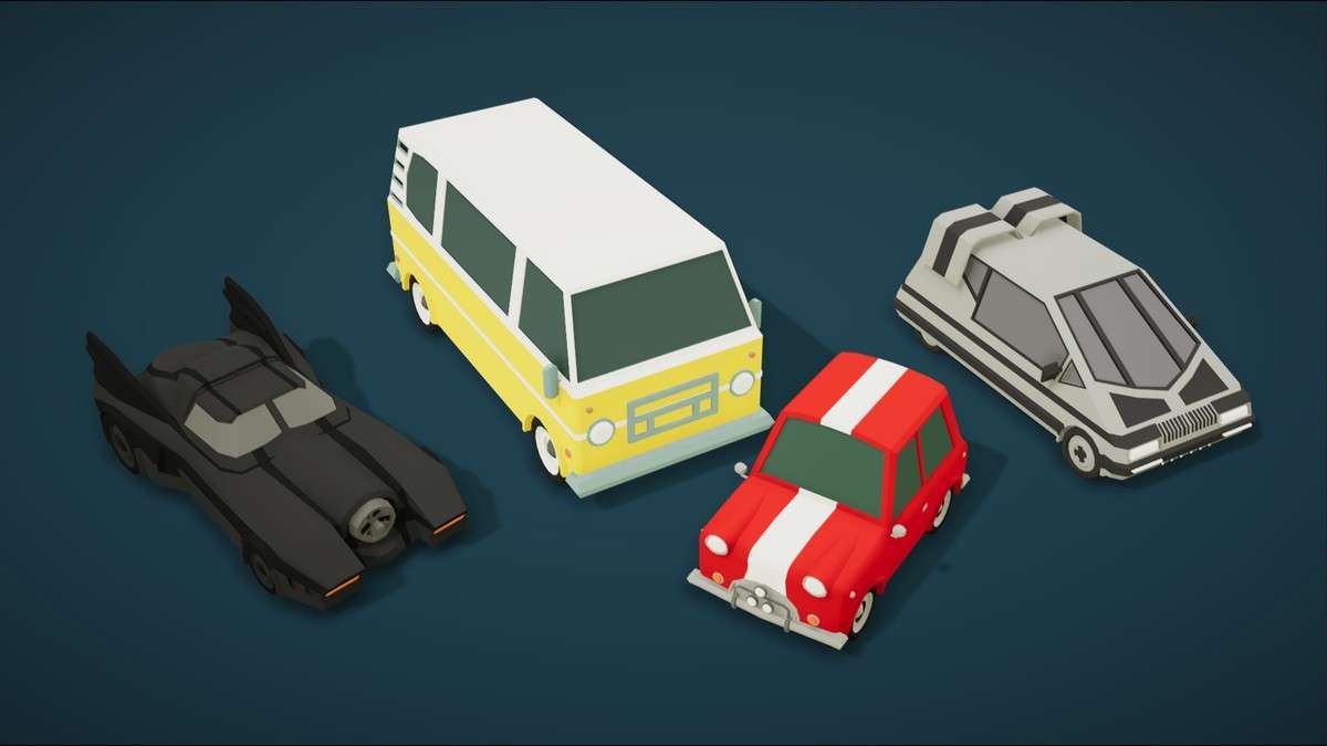Cartoon Vehicles Full Pack – Low Poly Cars (80 Cars) Screenshot {loop_index}