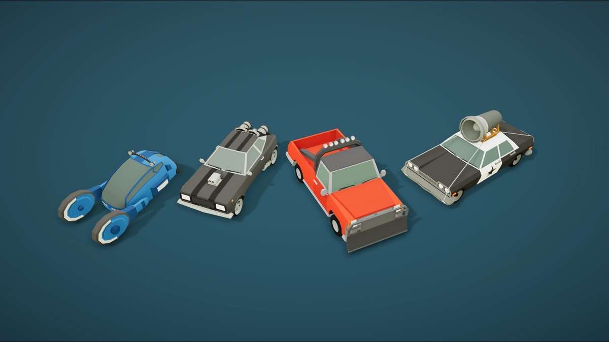 Cartoon Vehicles Full Pack – Low Poly Cars (80 Cars) Screenshot {loop_index}