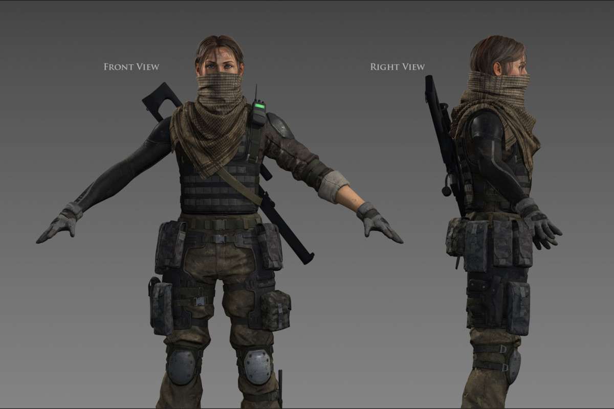 Soldier Model 01 – Customizable Character Pack | ELENA Screenshot {loop_index}