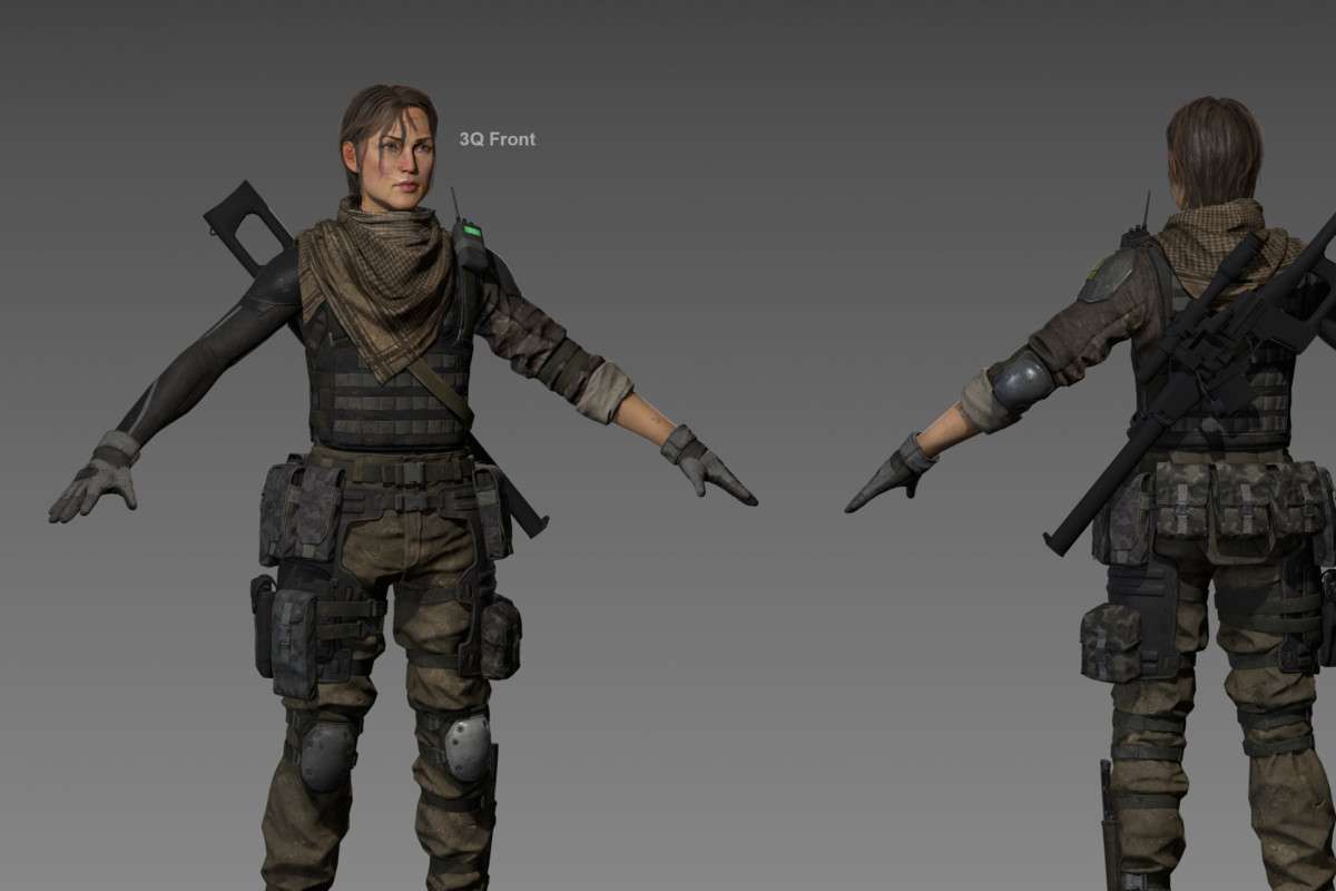 Soldier Model 01 – Customizable Character Pack | ELENA Screenshot {loop_index}