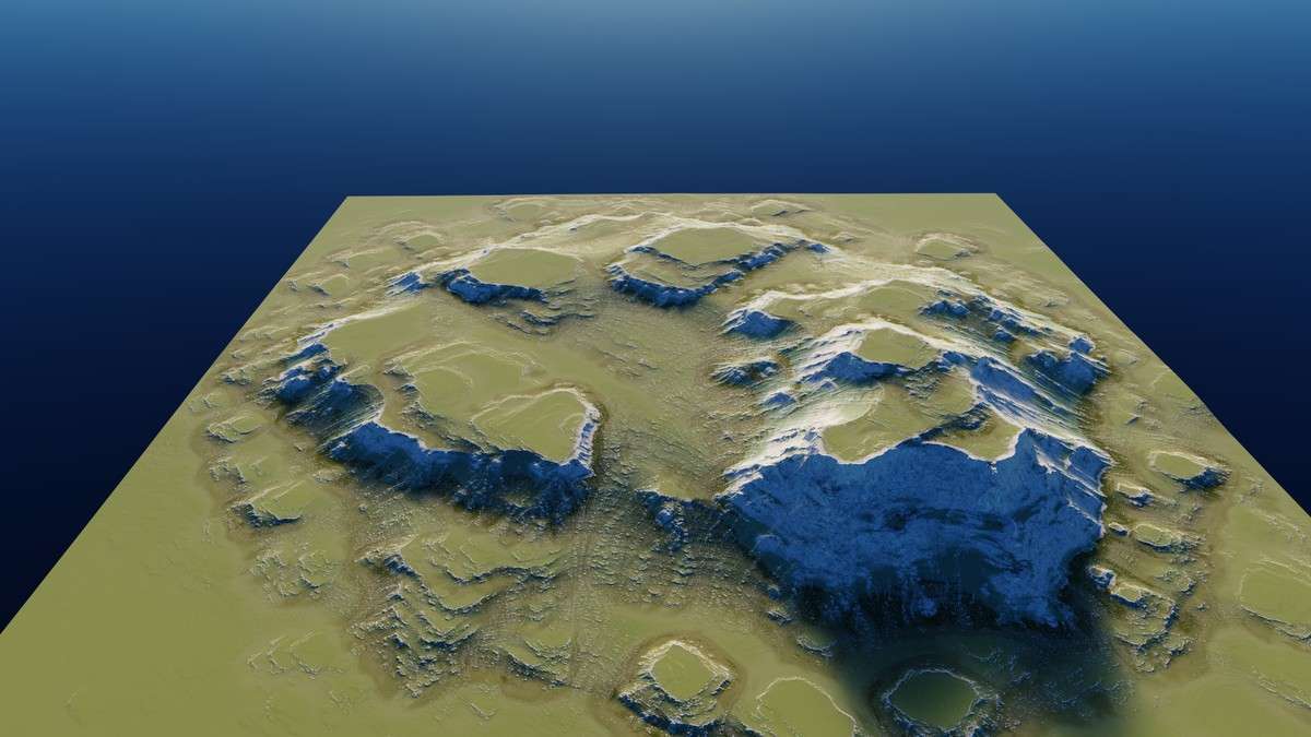 Ultimate StampIT! Collection – Heightmaps for Unity 6, MicroVerse, Gaia Terrain Screenshot {loop_index}