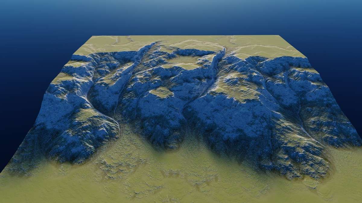 Ultimate StampIT! Collection – Heightmaps for Unity 6, MicroVerse, Gaia Terrain Screenshot {loop_index}