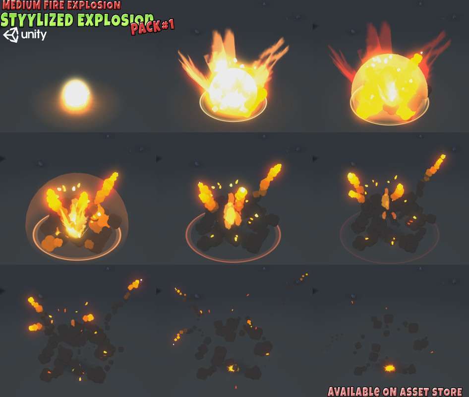 Stylized Explosion Pack 1 Screenshot {loop_index}