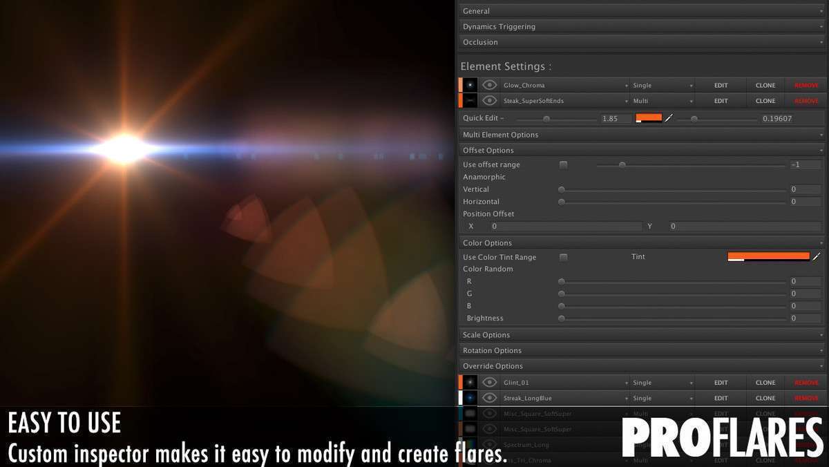 ProFlares – Ultimate Lens Flares for Unity3D Screenshot {loop_index}