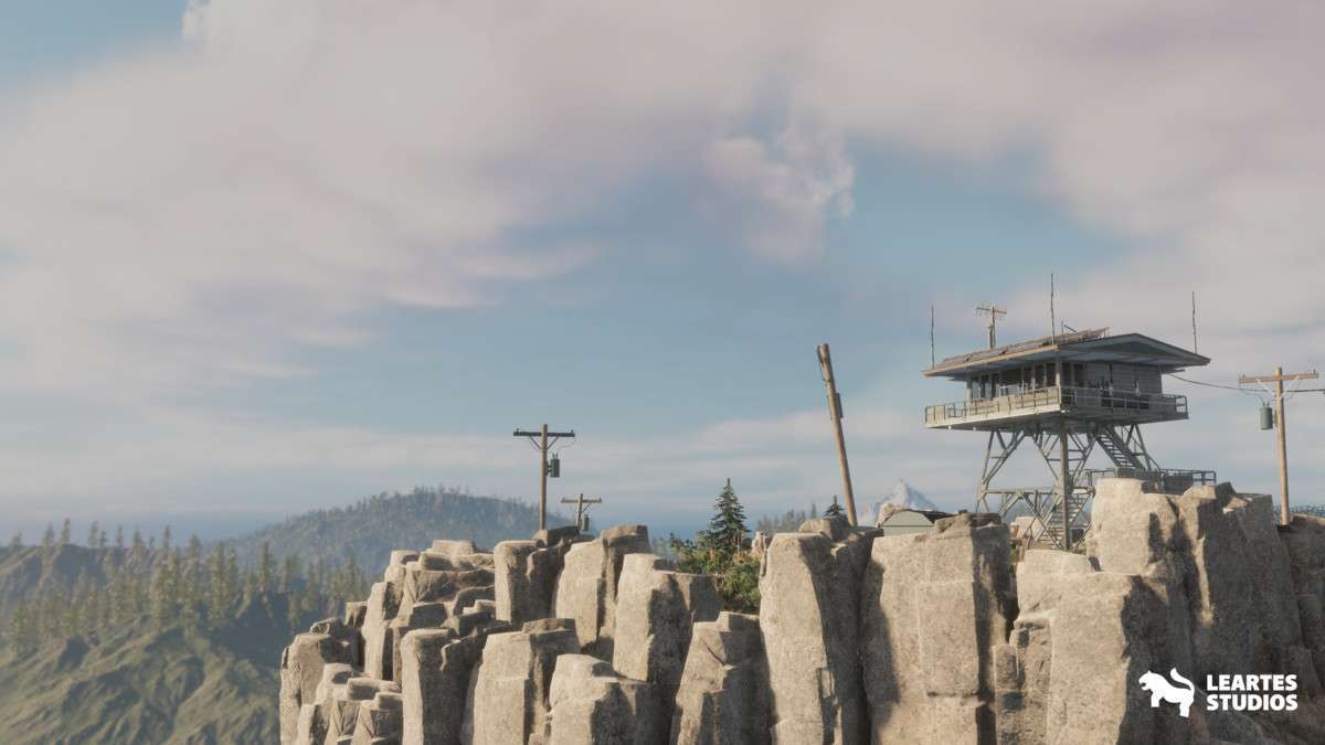 Fire Watch Tower Environment ( Nature , Mountains , Landscape ) Screenshot {loop_index}
