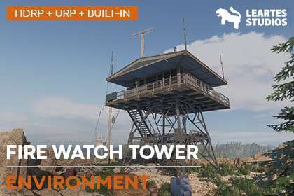 Fire Watch Tower Environment ( Nature , Mountains , Landscape ) Free Download