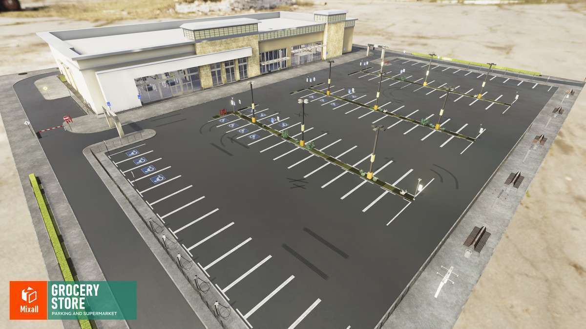 Grocery store – parking and supermarket Screenshot {loop_index}
