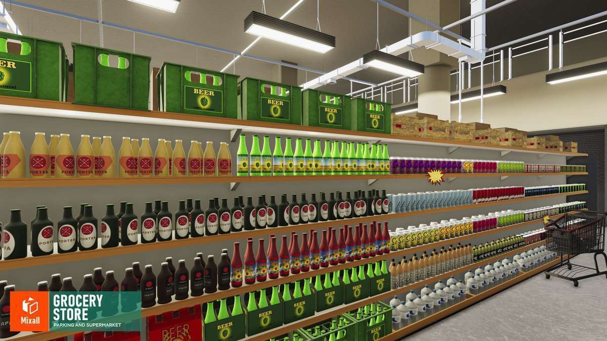 Grocery store – parking and supermarket Screenshot {loop_index}