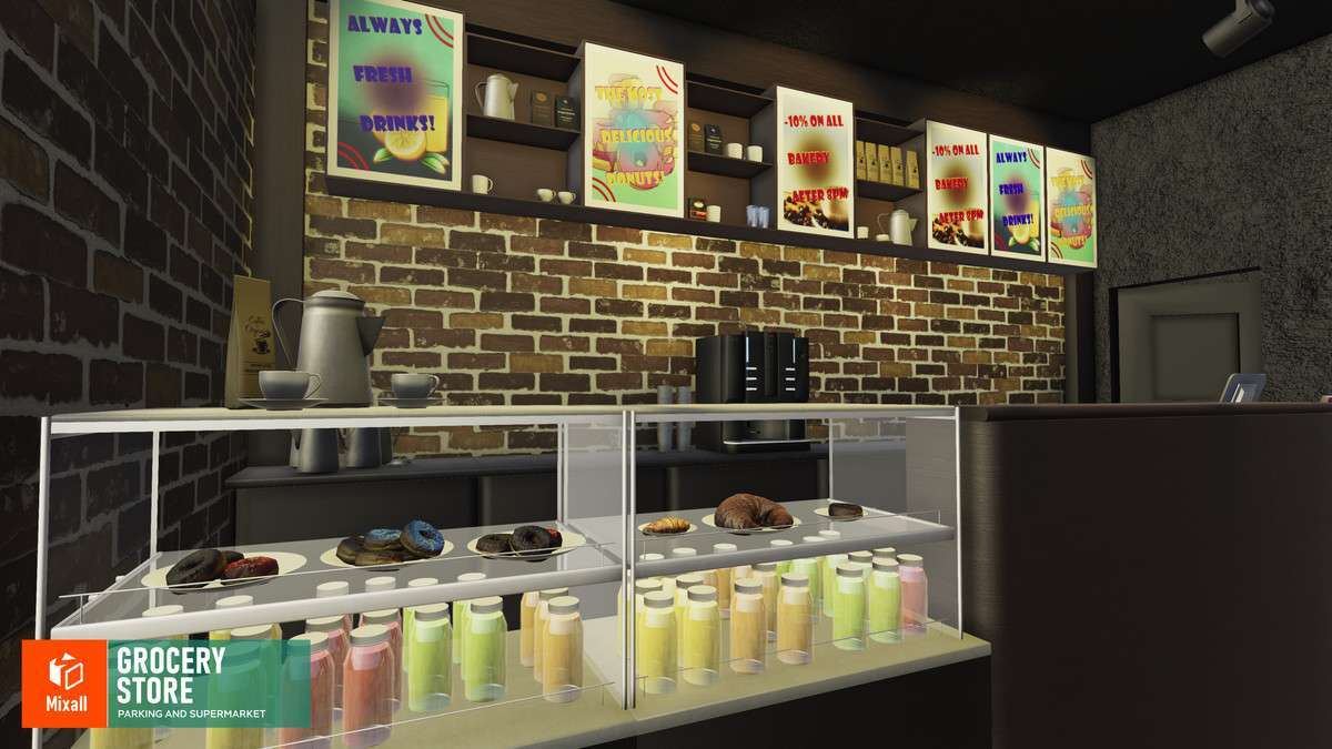 Grocery store – parking and supermarket Screenshot {loop_index}