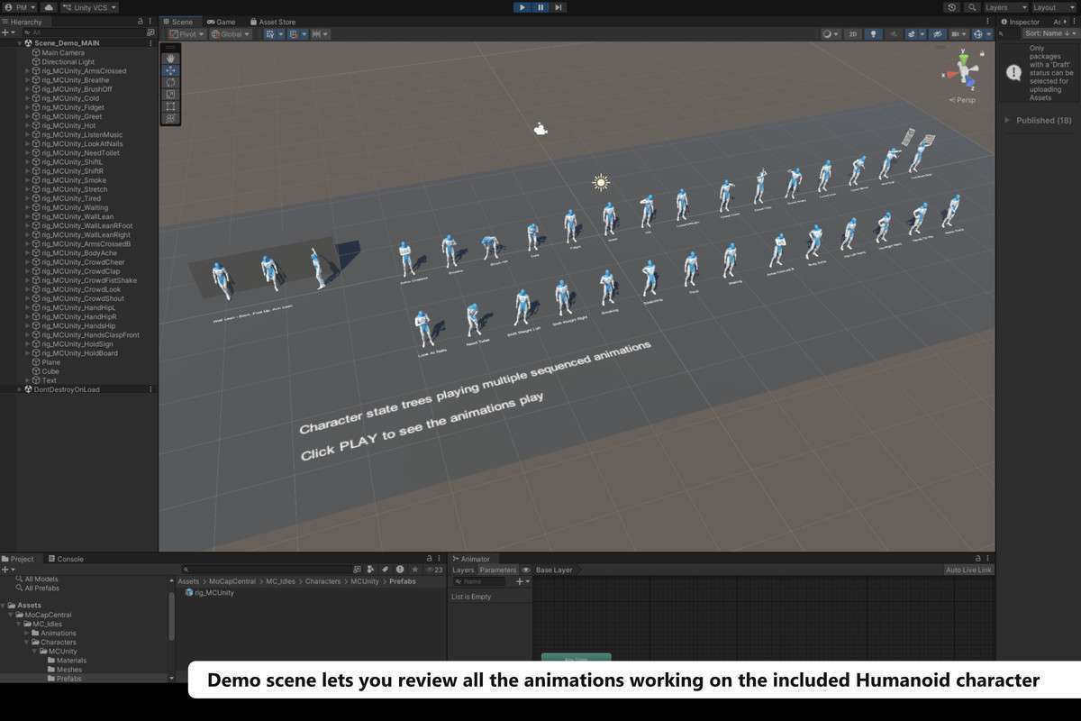 MC Idles – Believable 3D Animations by MoCap Central Screenshot {loop_index}