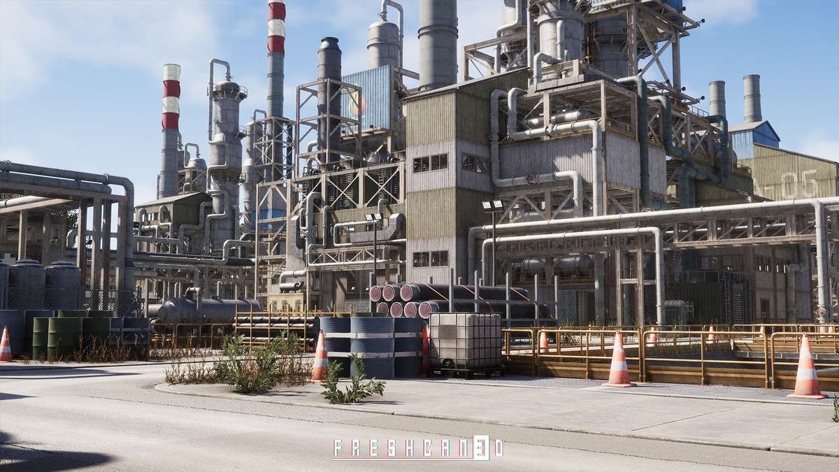 Chemical Plant & Refinery Environment (Modular Factory Factory Building Factory) Screenshot {loop_index}
