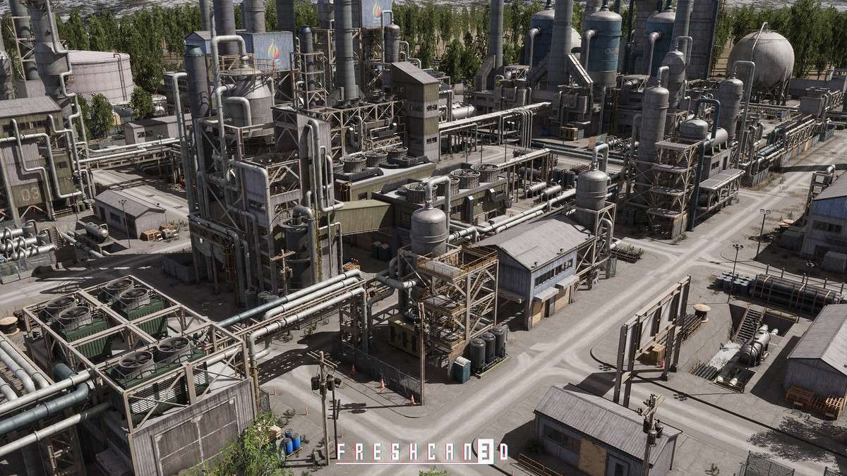 Chemical Plant & Refinery Environment (Modular Factory Factory Building Factory) Screenshot {loop_index}
