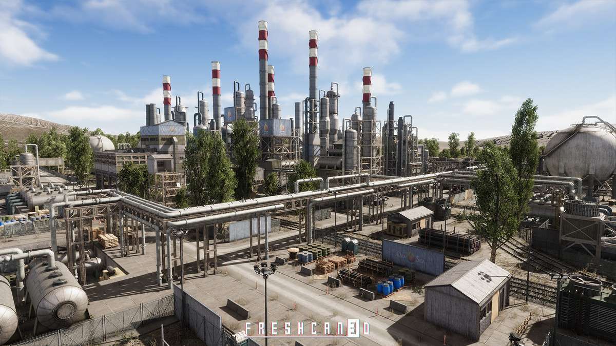 Chemical Plant & Refinery Environment (Modular Factory Factory Building Factory) Screenshot {loop_index}