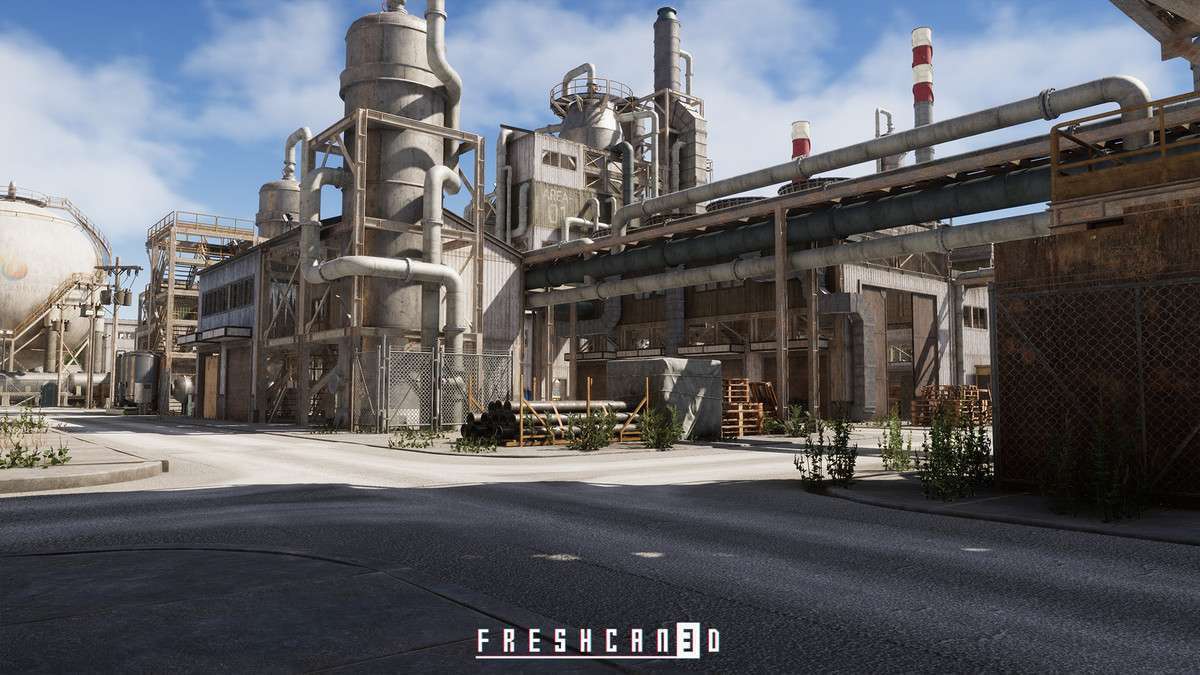 Chemical Plant & Refinery Environment (Modular Factory Factory Building Factory) Screenshot {loop_index}