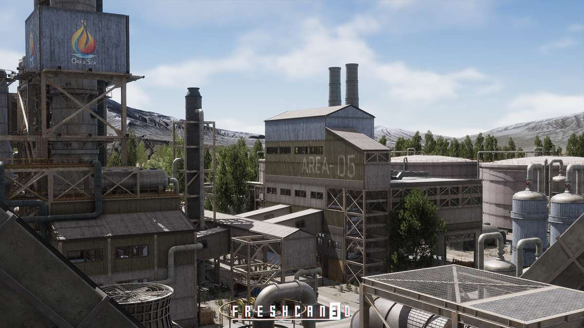 Chemical Plant & Refinery Environment (Modular Factory Factory Building Factory) Screenshot {loop_index}