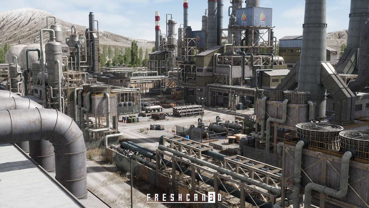 Chemical Plant & Refinery Environment (Modular Factory Factory Building Factory) Screenshot {loop_index}