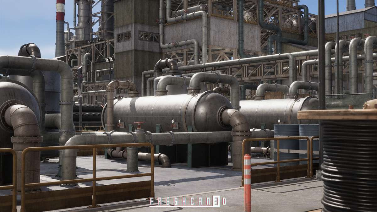 Chemical Plant & Refinery Environment (Modular Factory Factory Building Factory) Screenshot {loop_index}