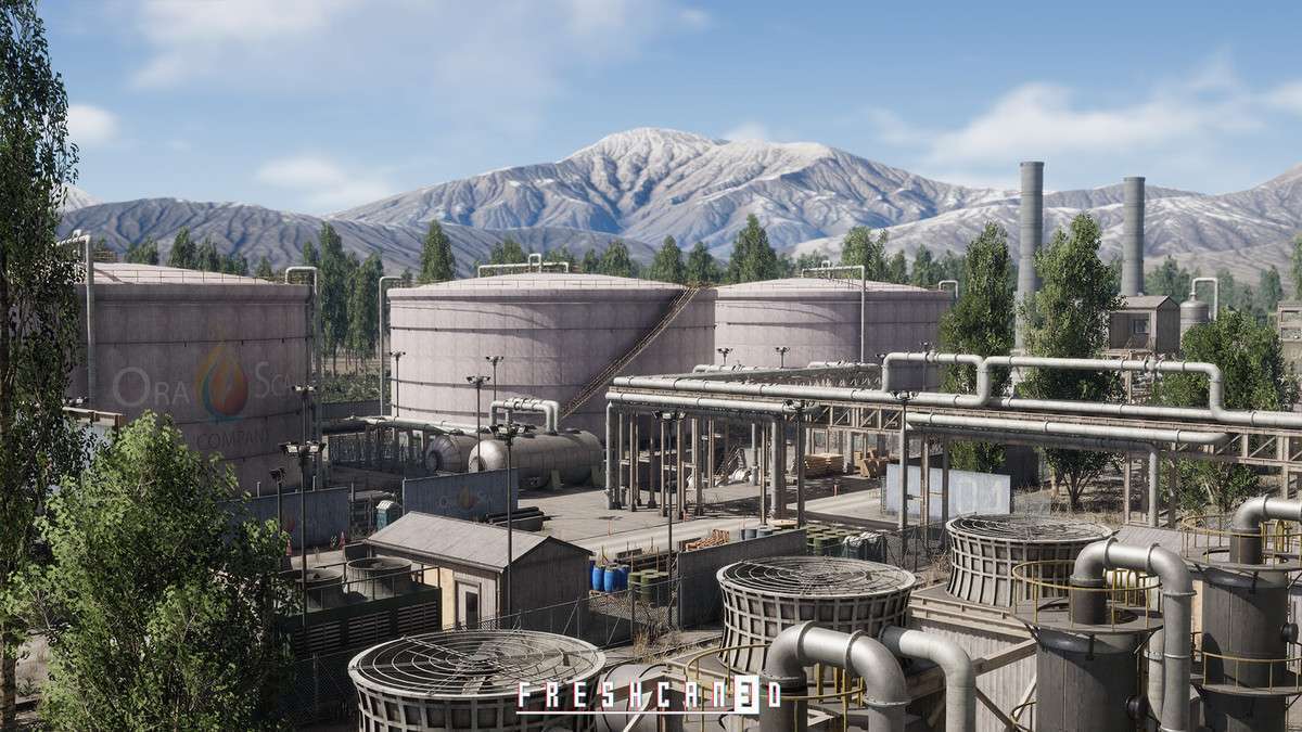 Chemical Plant & Refinery Environment (Modular Factory Factory Building Factory) Screenshot {loop_index}
