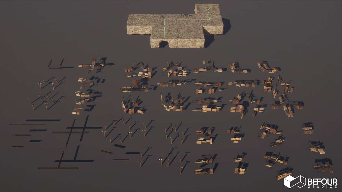 Western Desert Town Environment Screenshot {loop_index}